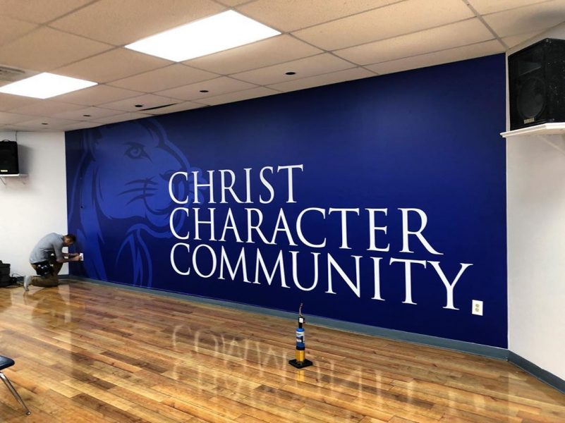 Wall Wraps. Schools, Homes Living, Lobby Wall Wrap & Commercial Business Interior Custom Wall Art! Are your walls boring and plain? Let us make your walls come to Life! We service Broward, Miami, and Palm Beach. Call (954) 908-5883 or email us today info@darkhorsemiami.com
